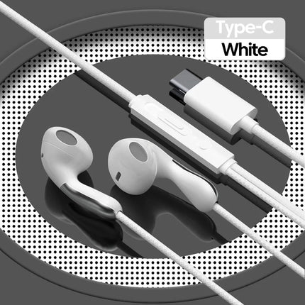For Samsung Headphones HiFi Bass Stereo Volume Control With Mic Type C 3.5mm Eadphones For Galaxy S24 S23 S22 S21 Ultra Note 20