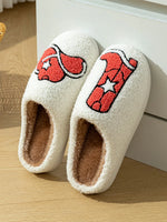 Cowgirl Style Fashion Boot Women Slippers Cool Hat Fluffy Country Nashville Comfortable Cozy Comfy Houseshoes Winter Shoes