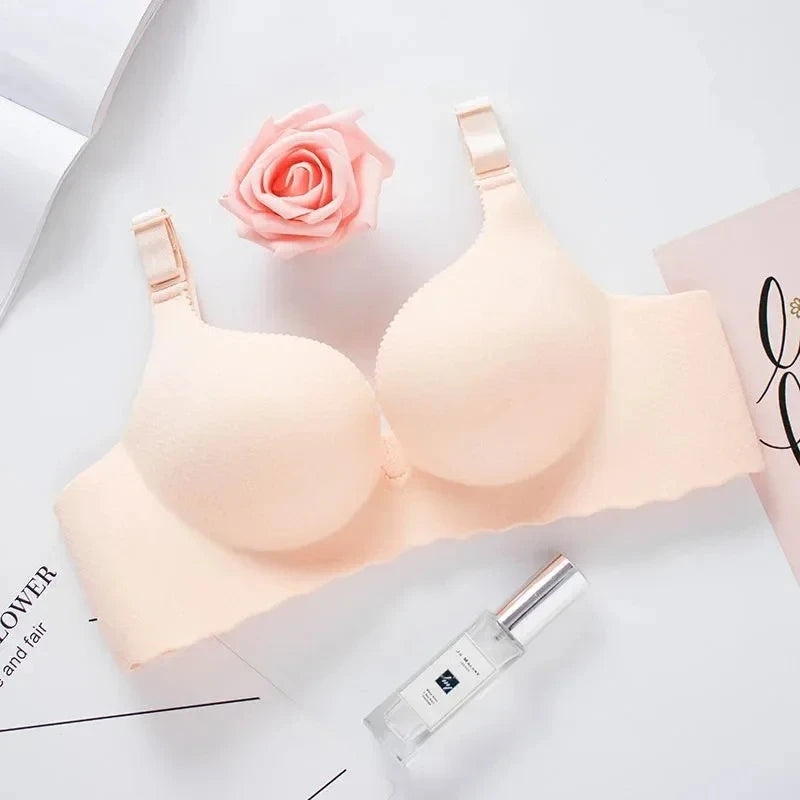 2025 New Extreme Push Up Bra 8cm Pads Small Bust Double Cup Padding Wireless Adjustable Plunge Bra Seamless Lift & Natural Shape