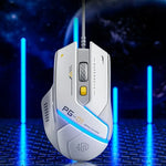 Inphic Pg1 Wired Mouse Gaming Mouse RGB Light Emitting   Macro Programming 12800DPI  6 Keys Computer Mouse For Office Home