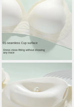 Flat Chest Solution Bra for Women Thickened Push Up Cups No Steel Ring Seamless Invisible Lift Small Chest Enhancement B C Cup