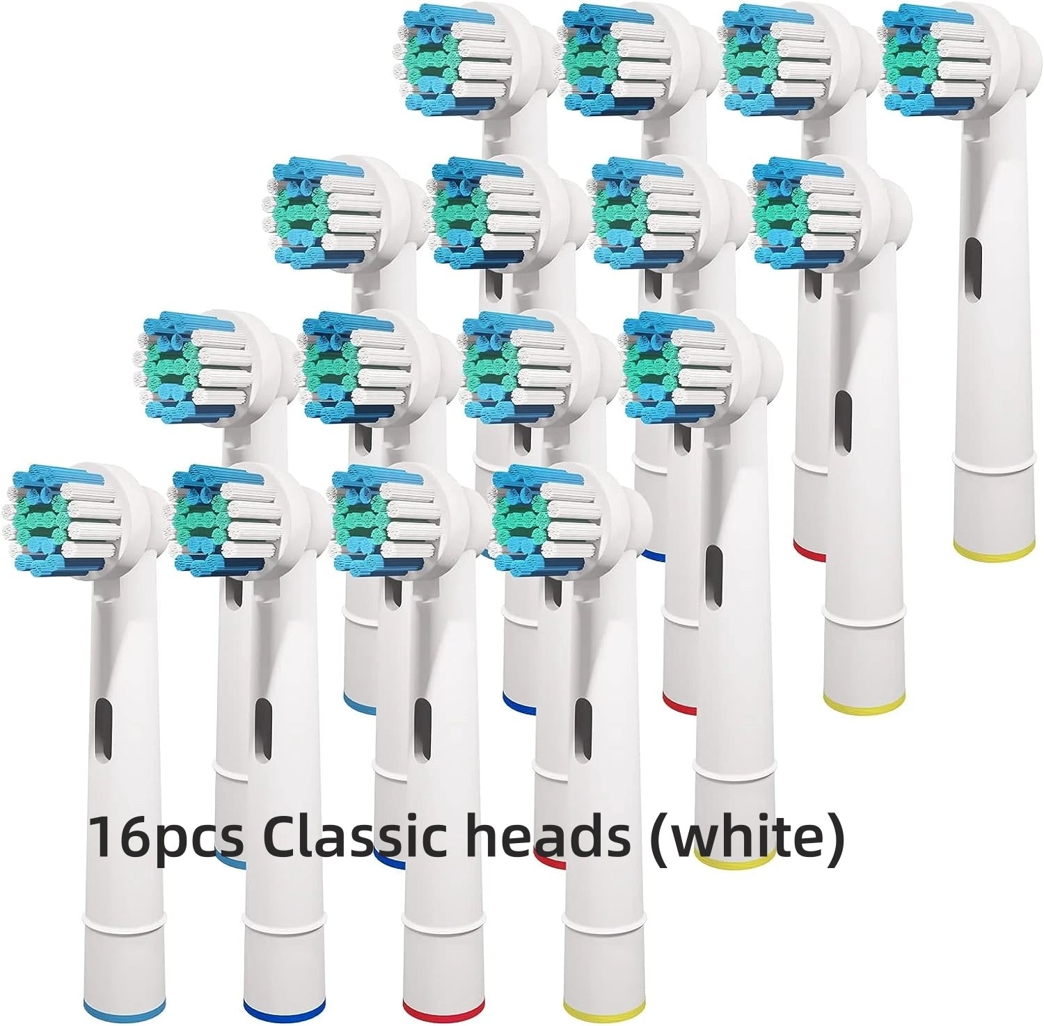 16/20PCS Brush Head nozzles for Oral B Electric Toothbrush Replacement Head Refill Sensitive Floss Cross Action for Oralb