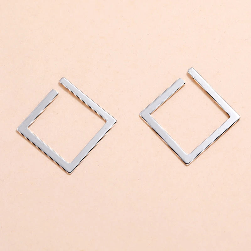 European and American fashion new environmentally friendly personality temperament cool style earrings exaggerated niche design