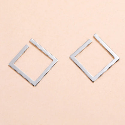 European and American fashion new environmentally friendly personality temperament cool style earrings exaggerated niche design
