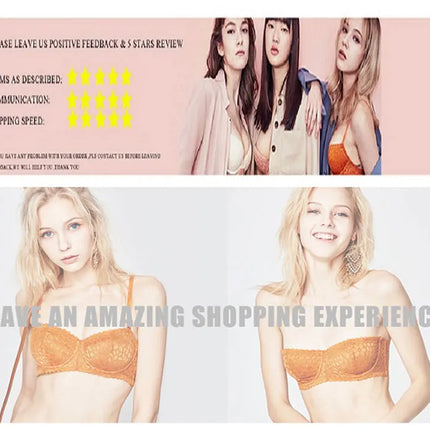 Women Sexy Bra Full Cup Brassiere Female U Back Underwear Lace Splicing Pespective Bralette V Neck Intimates Lingerie Large Size