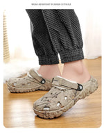 YRZL Winter Colgs Slippers Men's Shoes Men Beach Working Garden Shoe Home Soft Plush Slippers Bedroom Fuzzy Shoes Indoor Outdoor