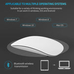 Bluetooth Wireless Mouse Rechargeable Silent Multi Arc Touch Mice Ultra-thin Magic Mouse For Laptop Ipad Mac PC Macbook