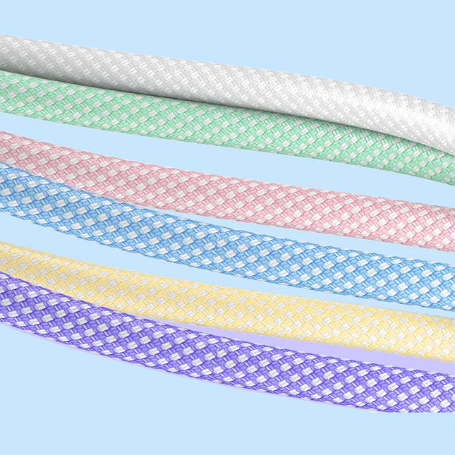 USB-C to Type C Color Cable For Apple iPhone 15 PD 60W Fast Charging For Huawei Xiaomi Samsung Type C Weaving Cable Accessories