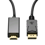 Dp To Hdmi Cable 1.8m 4k HD Adapter Cable Computer Monitor Cable Converts Large Dp To Hdmi