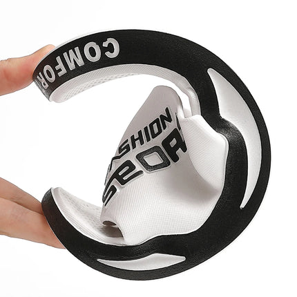 Big Size Men's Slippers Summer Sport Style Slides Anti-slip Thick Sole Breathable Fashion Slip-on Beach Leisure Sandals