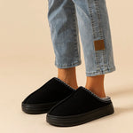 Winter Men's Slippers Indoor Bedroom Breathable Warm Snow Boots Women Outdoor Soft Sole Anti-slip Home Cotton Shoes Couple