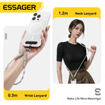Essager 60W Type C To Type C Fast Charging Cable  For iPhone 16 Xiaomi Huawei  Lanyard  Halter Neck Wrist Multifunctional Cable