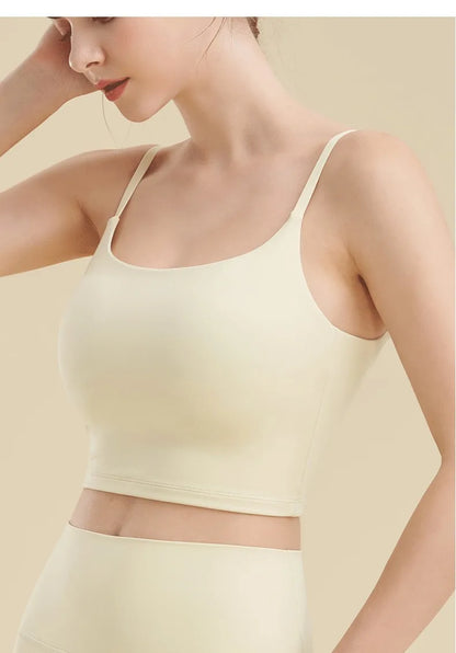 Women Breathable Sports Bra Fitness Top Push Up Sport Bra Fixed With Pad Yoga Bra Underwear Sport Tops For Running Vest Gym Wear