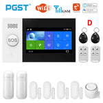Wireless Home WIFI GSM Home Security With Motion Detector Sensor Burglar Alarm System APP Control Support Alexa