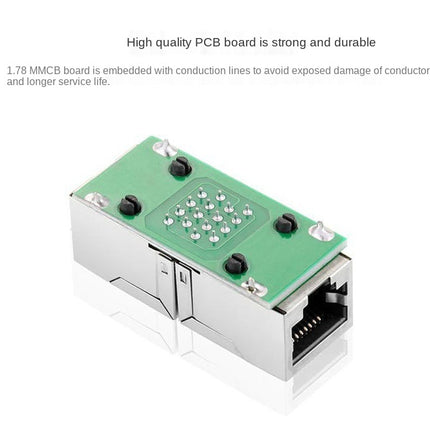 New RJ45 Connector Cat7/6 Ethernet Adapter Gigabit Interface Network Extender Convertor For Extension Cable Female to Female
