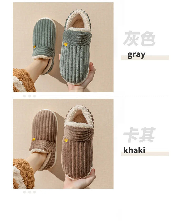 Asgard Classic Plush Slippers For Women Winter 2024 New Outdoor Fluffy Warm Boots Leisure Cotton Shoes Indoor Cozy Home Slides