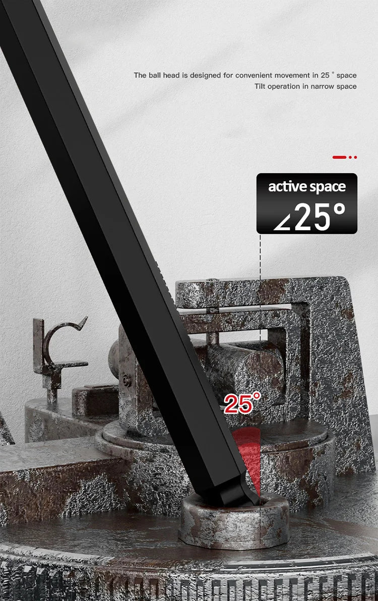 DELIXI ELECTRIC Allen Key Set，Allen Hex WrenchScrewdriverBox-packed Set，SleevUniversal Torque Long Metric,for VehicleMaintenance