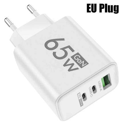 GaN Charger USB C PD Type C Quick Charge Mobile Phone Fast Charging Wall Adapter for iPhone 15 Xiaomi 14 Huawei 60 Portable