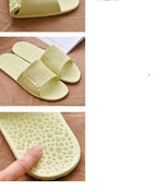 Foldable Home Slippers Hotel Travel Portable Slides Non-Slip Bathing House Guest Use Men Women Unisex Flat Shoes Salon Homestay