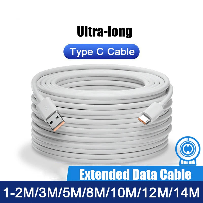 Ultra Long USB To Type C  Cable
