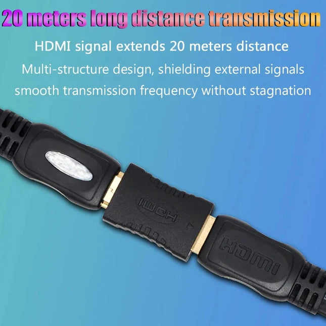 4K HDMI Extender Female To Female Converter Extension Audio Adapter For Monitor Display Laptop PS4/3 PC TV Hdmi Cable Extension