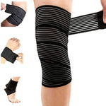1Pcs 40-200cm Compression Bandage Protector Knee Support Brace Sports Elastic Elbow Straps Leg Bands Elast Bandag Workout Wrap