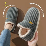 Litfun New Fur Slippers For Women Men Winter Furry Fashion Warm Ankles Plush Cozy Slides For Home Indoor Soft Sole Cotton Shoes