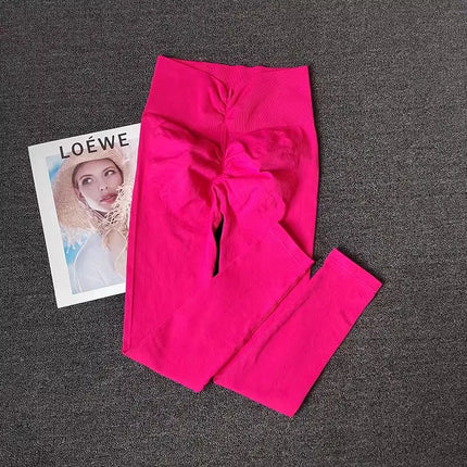 High-end Yoga Pants Women Fitness Leggings High elastic Sports Pants Push UP Tights Running Leggings Breathable Gym Leggings