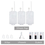 350ml Halloween Blood Bags for Drinks,Blood Bags of Vampire,Energy Drink Bags,Drinkable Blood Bags,Halloween Scary Props