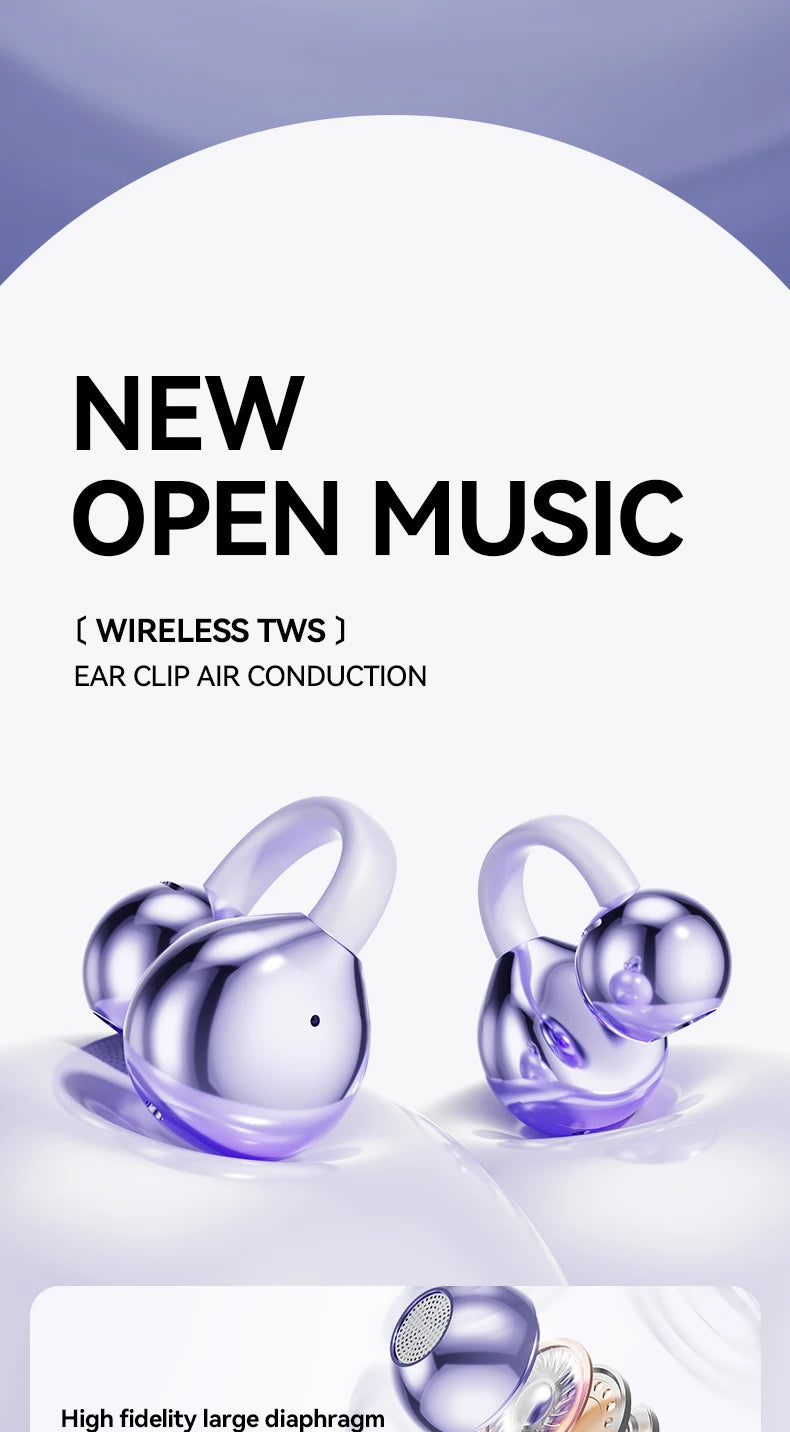 Xiaomi M91 Bluetooth Wireless EarClip Headphone Bluetooth 5.4 ENC Noise Reduction Wireless Earbuds Gaming Sports Headphones