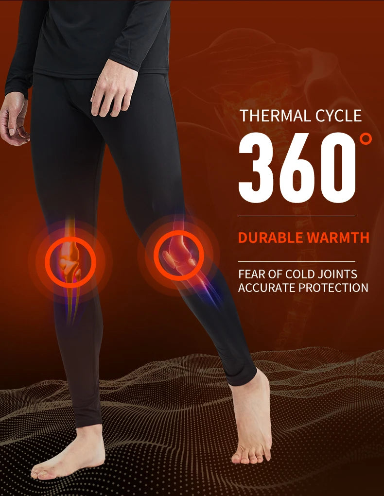 Warm Pants For Men With Plush And Thickened Autumn And Winter High Elasticity, Tight Fitting Sports Bottoms And Slim Fitting Pan