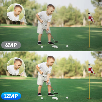 12MP Outdoors Wifi Camera 6K HD Three Lens Security PTZ IP Surveillanc Camera Human Auto Detect Tracking CCTV Camera ICESS APP