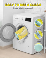 Laundry Bags Shoe Washing Machine Bag-with Zipper Laundry Bag with Rich Fluff Inside, Perfect for Sneakers and Casual Shoes