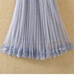 Tutu Tulle Long Maxi Skirt Women Fashion 2023 Korean Cute Pink High Waist Pleated Skirt Mesh Female Lady Aesthetic Faldas