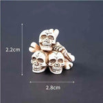 Halloween Decoration Maple Leave Ghost Desktop Ornaments Mini Skull Luminous Horror Eyeball Halloween Party Favors Home Decor