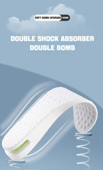 1Pair Height Increase Insole for Feet Comfort Plantar Fasciitis Shoes Insoles Men Women Sports Air Shock Absorbing Shoe Pads