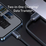 Baseus USB Cable For iPhone 14 13 12 Pro Max X XR XS 8 7 6s 6 iPad Fast Data Charging Charger USB Wire Cord Mobile Phone Cables