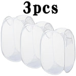 1/3Pcs Dirty Clothes Basket Skeleton Ventilated Foldable Easy Storage Portable Large Capacity Clothes Basket