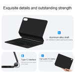 Magic Keyboard for iPad 11th 10th Generation Case 2025 iPad A16 11th 11" A3354 A3355 A3356 A2696 Smart Magnetic Book Cover Folio