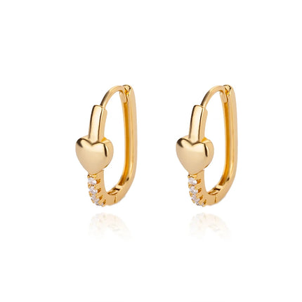 Luxury Star Pendientes Earrings For Women Girl Stainless Steel Minimalist Hoop Piercing 2024 New In y2k Jewelry aretes de mujer