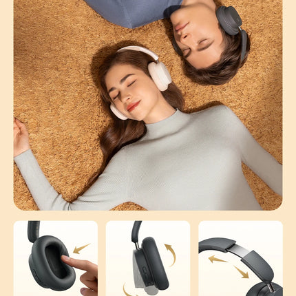 Baseus Bowie D05 Headphones Wireless Earphone Bluetooth 5.3 Headset HiFI Stereo Fones Foldable Wireless Wired Dual Use Headphone