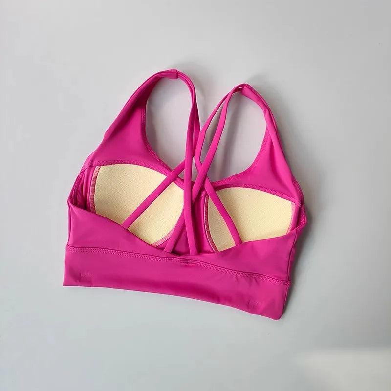 Women Yoga Set 2pcs Sport Suit Gym wear Workout Clothes Sports Crop Top High Waist Legging Fitness Bra Set Breathable Gym Suits