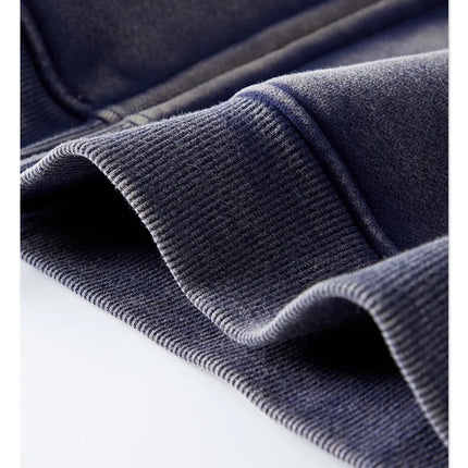 Batik fleece zippered hoodie