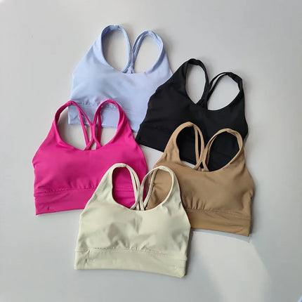 Yoga Suit Women High-end Sports Bras Leggings Slimming Hip Lifting Sports Fitness Bras and Leggings Tank Top Breathable Set