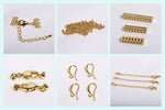 8/10MM 18K Gold Plated Brass Metal Hollow Beads Caps Flower Caps For Beads For DIY Beading Jewelry Making Supplies Wholesale