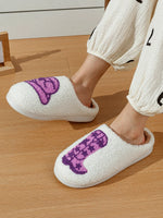 Country Nashville Style Boot Women Slippers Cowgirl Hat Fluffy Slides Comfortable Cozy Comfy Houseshoes Winter Home Cowboy Shoes