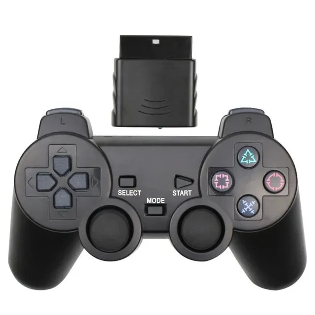 Wireless Gamepad for Sony PS2 Controller for Playstation 2 Console Joystick 2.4G Double Vibration Shock Joypad USB PC Game