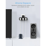 TESSAN EU Plug Power Strip with 3 AC Outlets +3 USB Ports, 6 In 1 Wall Charger Power Socket Adapter Overload Protection for Home