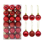 1box Christmas Balls Christmas Tree Ornaments Ball Xmas Hanging Tree Pendants Home Party Decor 2026 New Year Gift Noel Navidad