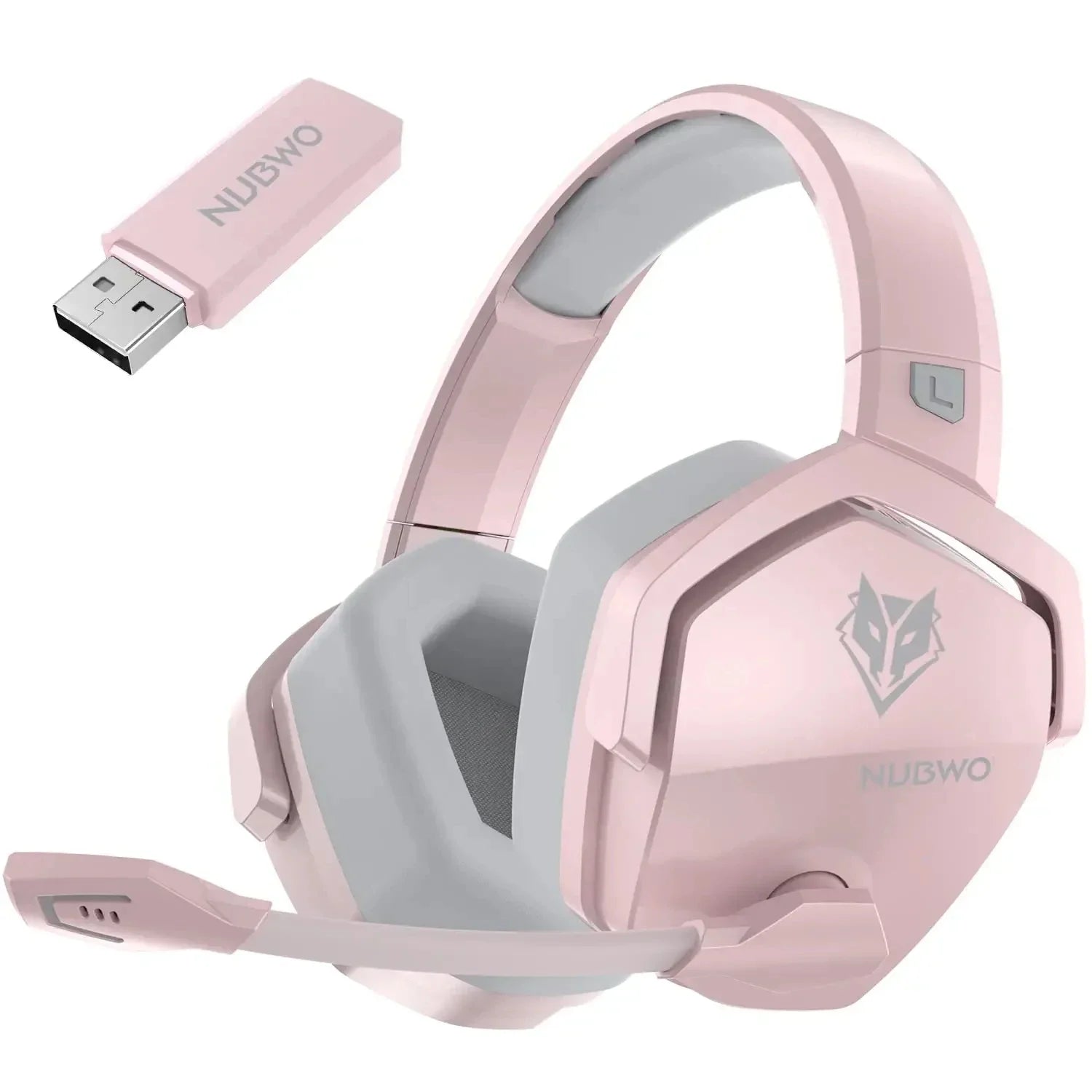 NUBWO G06 Pro Wireless Gaming Headset with Charging Station for Headset and PS5 Controller